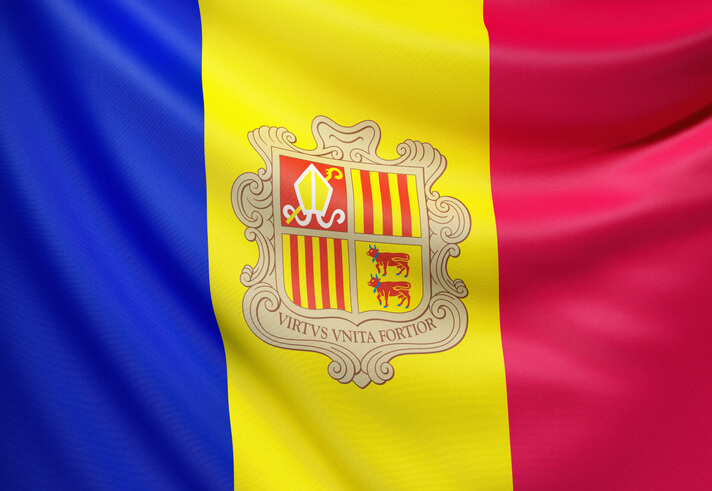ANDORRA Flag