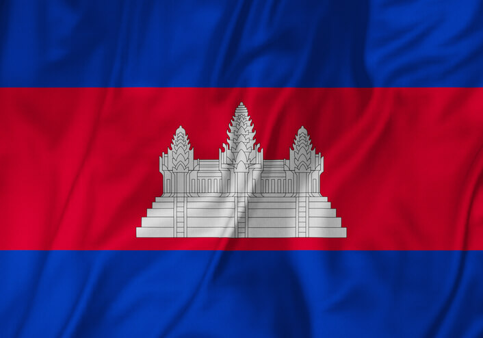 CAMBODIA Flag