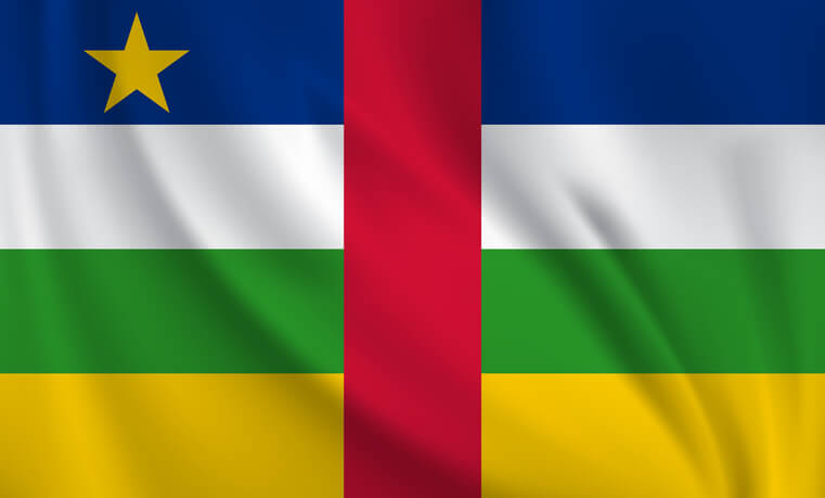 CENTRAL AFRICAN REPUBLIC Flag