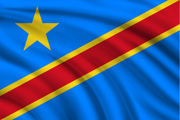 CONGO (DEMOCRATIC REPUBLIC) Flag
