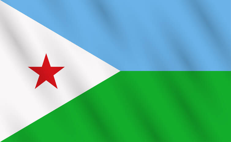 DJIBOUTI Flag