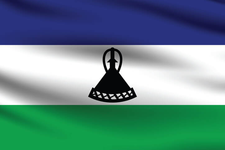 LESOTHO Flag