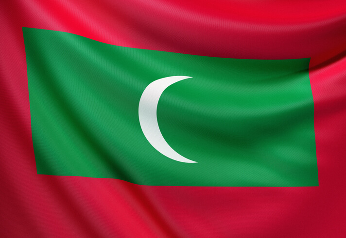 MALDIVES Flag