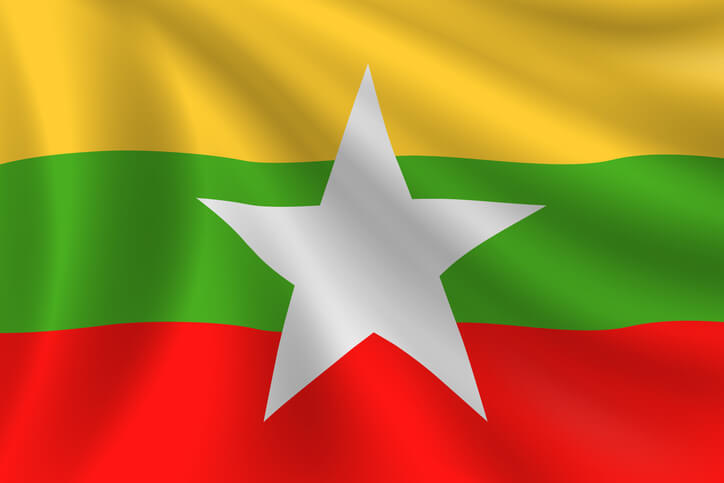 MYANMAR Flag