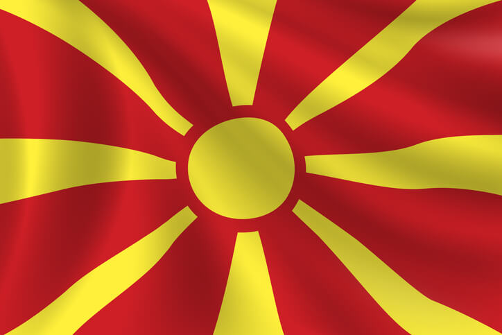 NORTH MACEDONIA Flag
