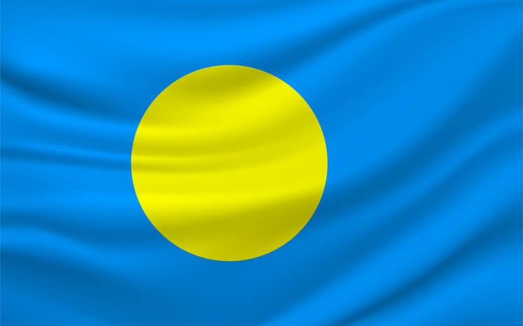 PALAU Flag