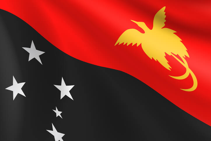 PAPUA NEW GUINEA Flag