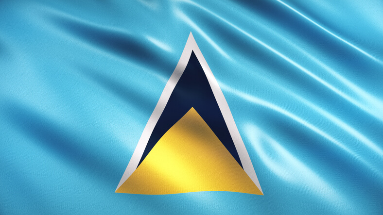 SAINT LUCIA Flag