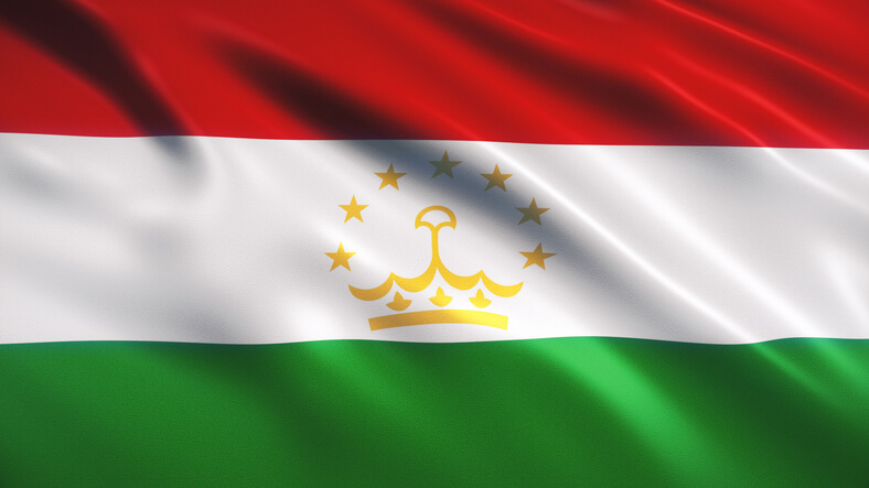 TAJIKISTAN Flag