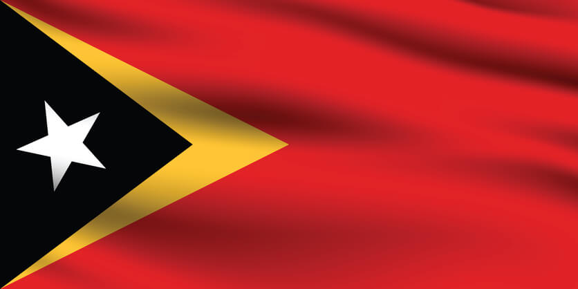 TIMOR-LESTE Flag