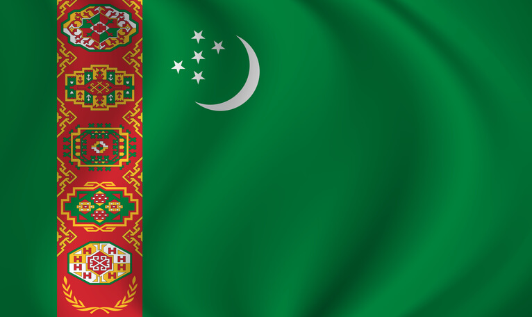 TURKMENISTAN Flag
