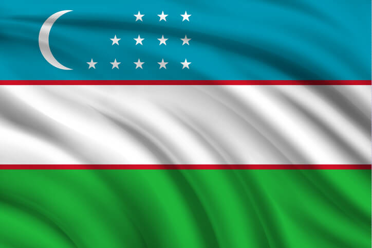 UZBEKISTAN Flag